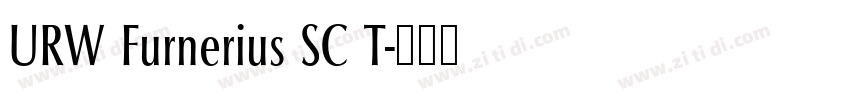 URW Furnerius SC T字体转换